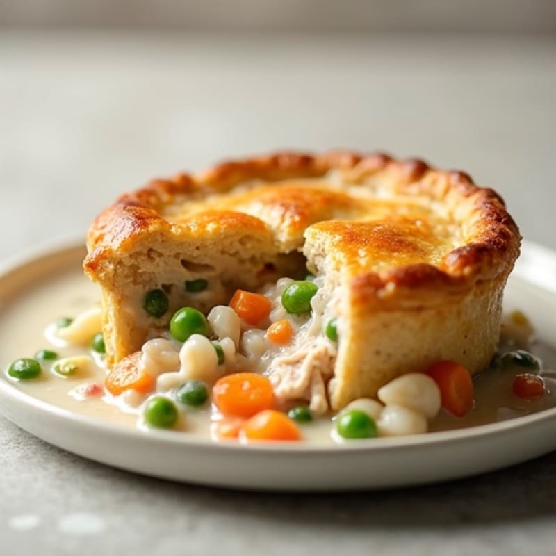 Creamy Turkey and Fresh Vegetable Pot Pie