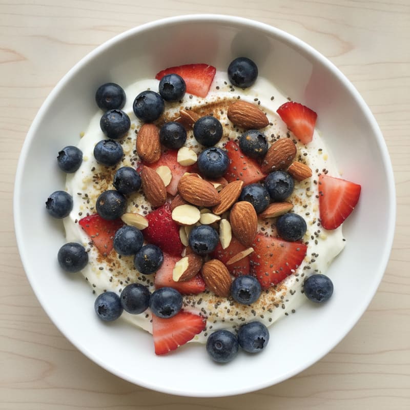 Protein-Packed Greek Yogurt Fruit Bowl