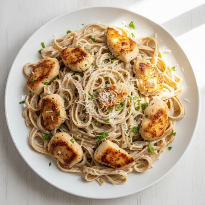 Creamy Garlic Parmesan Chicken Alfredo