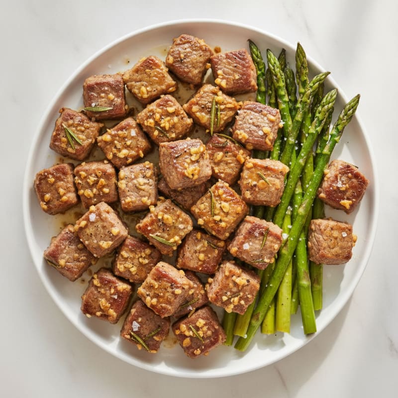 Garlic Herb Steak Bites
