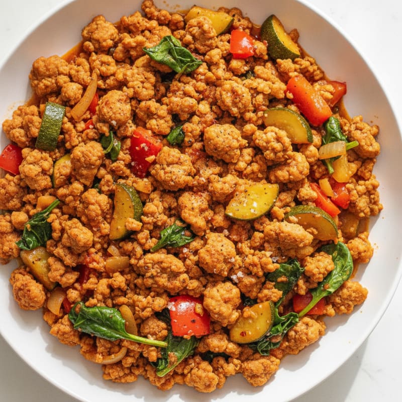 Savory Turkey and Vegetable Skillet
