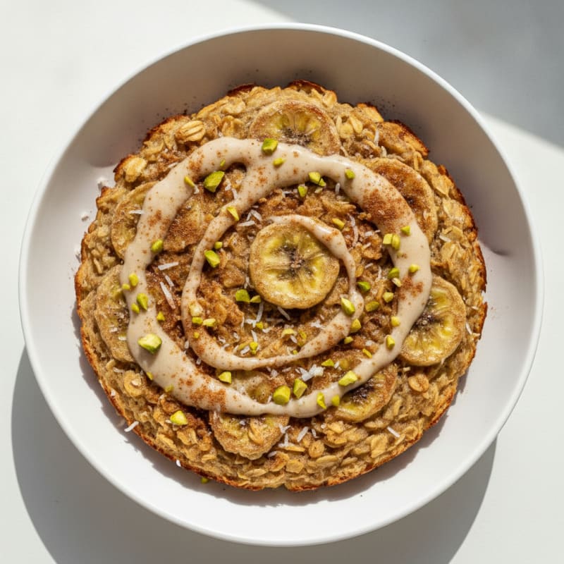 Baked Banana Oatmeal Delight