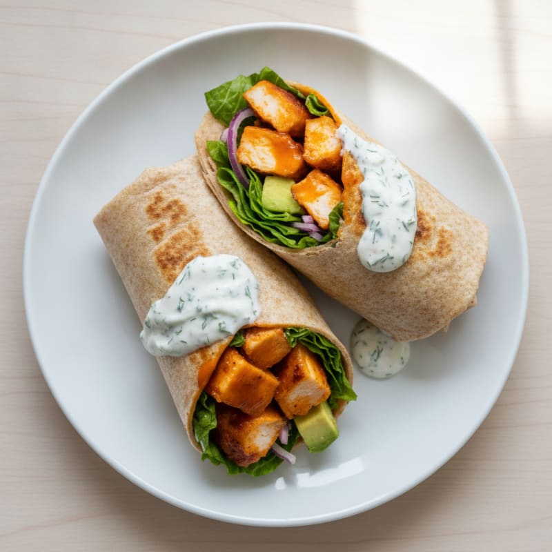 Buffalo Ranch Chicken Wrap