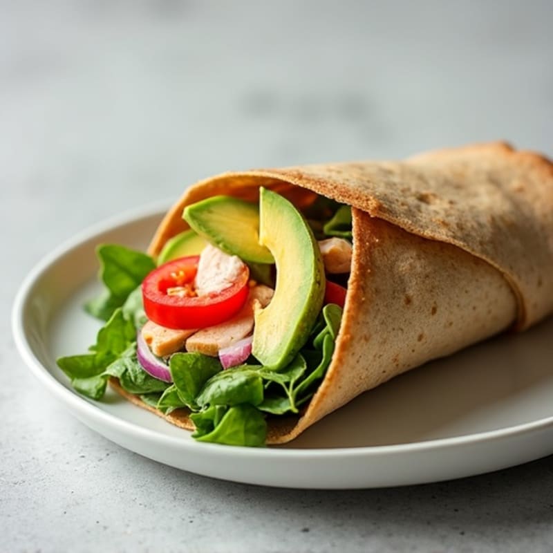 Fresh Turkey Avocado Wrap
