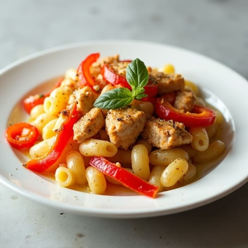 Creamy Cajun Chicken Pasta with Bell Peppers
