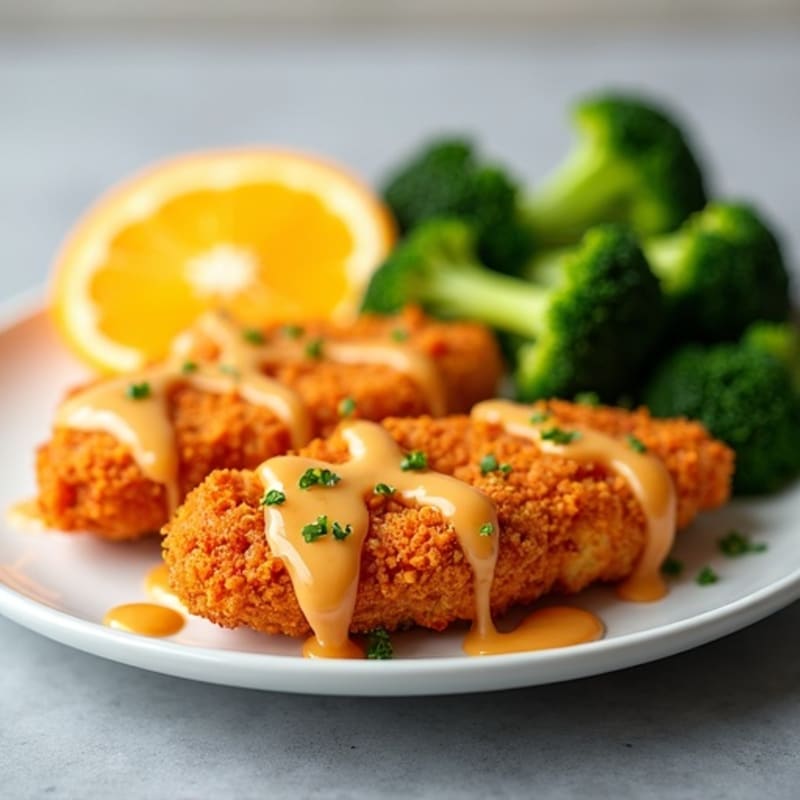 Crispy Air-Fried Orange Chicken