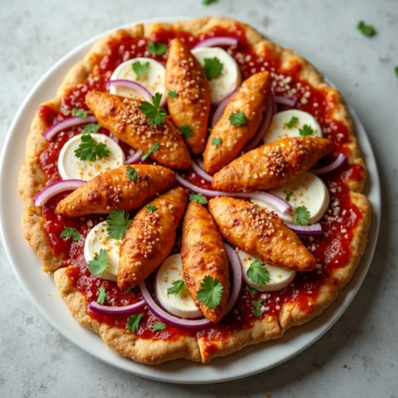 Crispy BBQ Chicken Flatbread Pizza