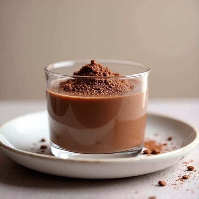 Chocolate Protein Pudding with Chia Seeds