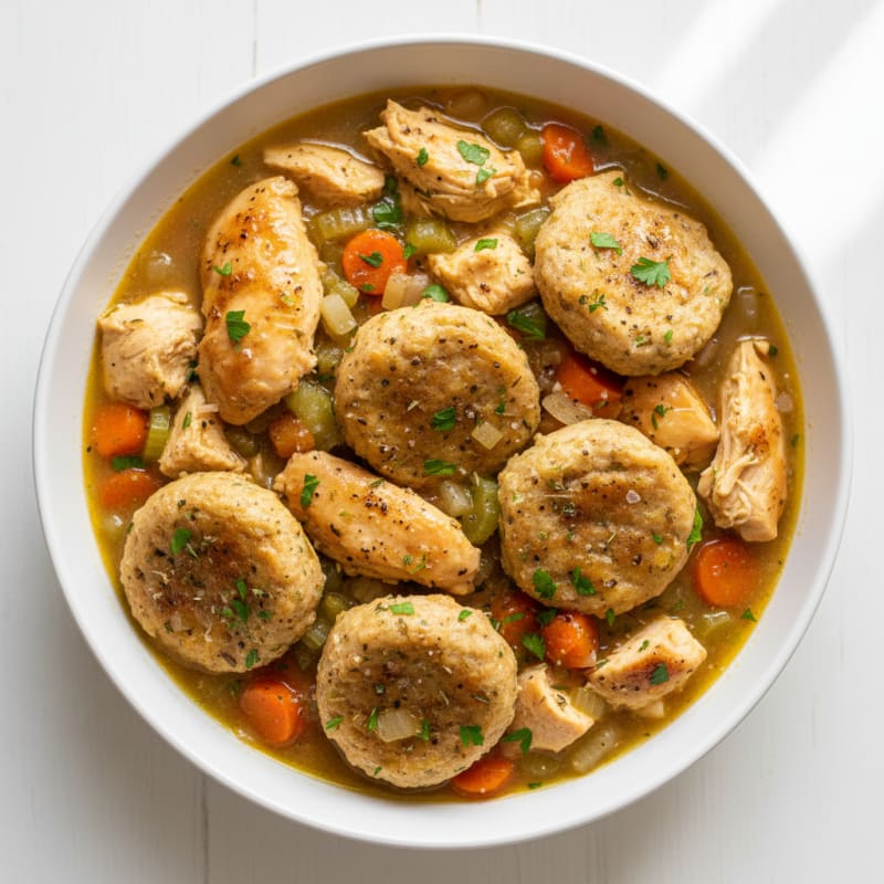 Homestyle Chicken and Herb Dumplings