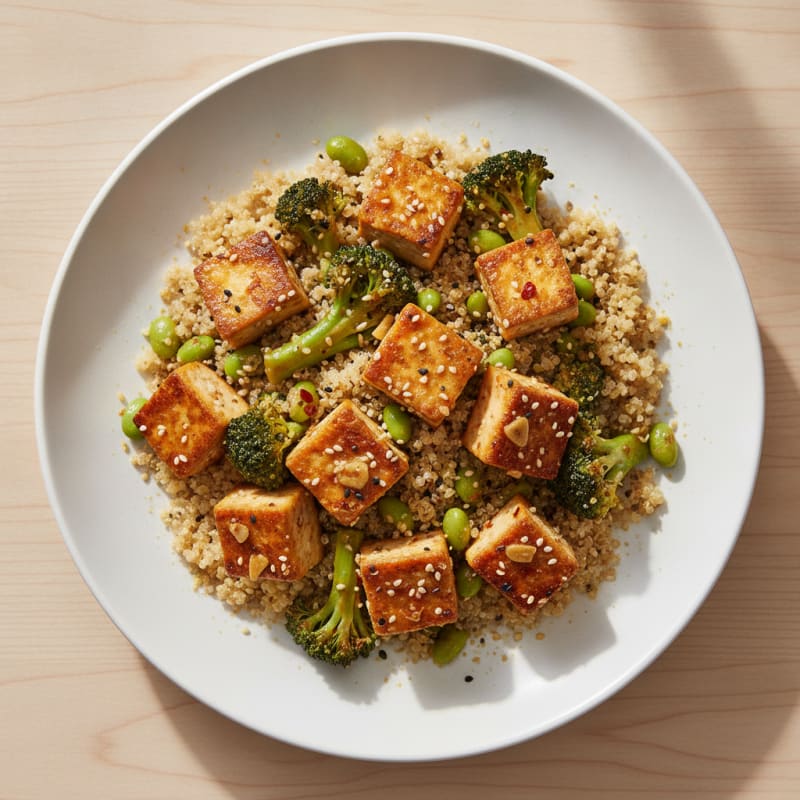 Sesame-Ginger Tofu Stir-Fry