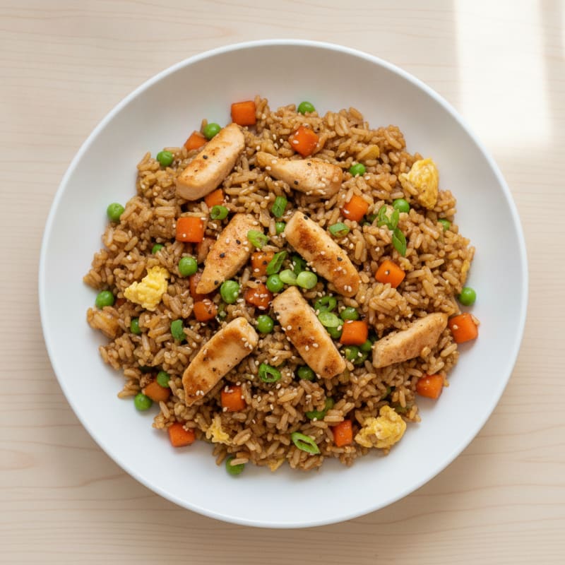 Chicken and Vegetable Fried Rice