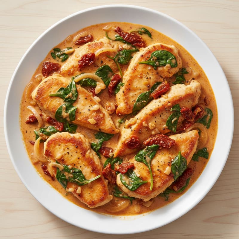 Creamy Tuscan Chicken Skillet