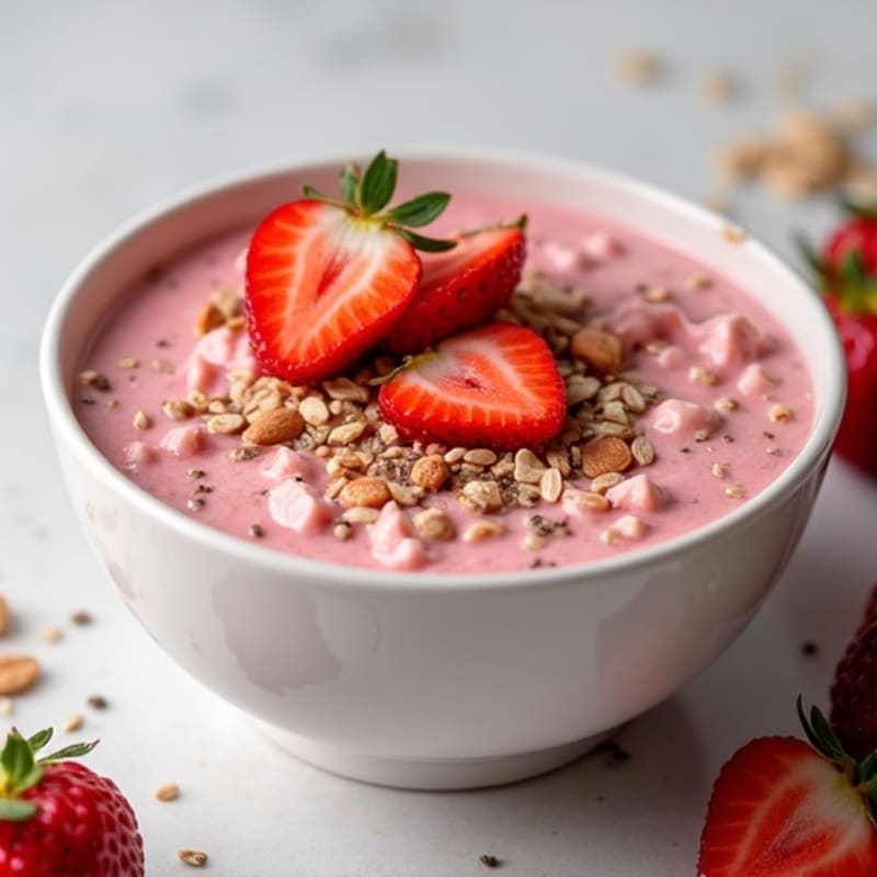 Creamy Strawberry Overnight Oats
