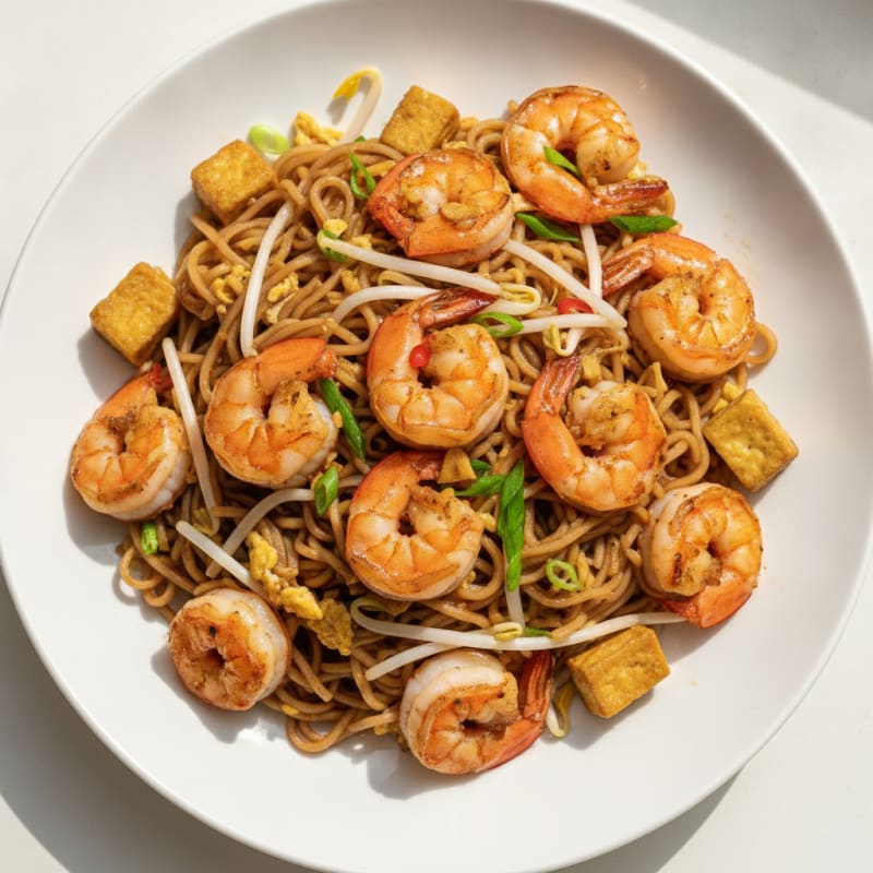 Shrimp Pad Thai Noodles
