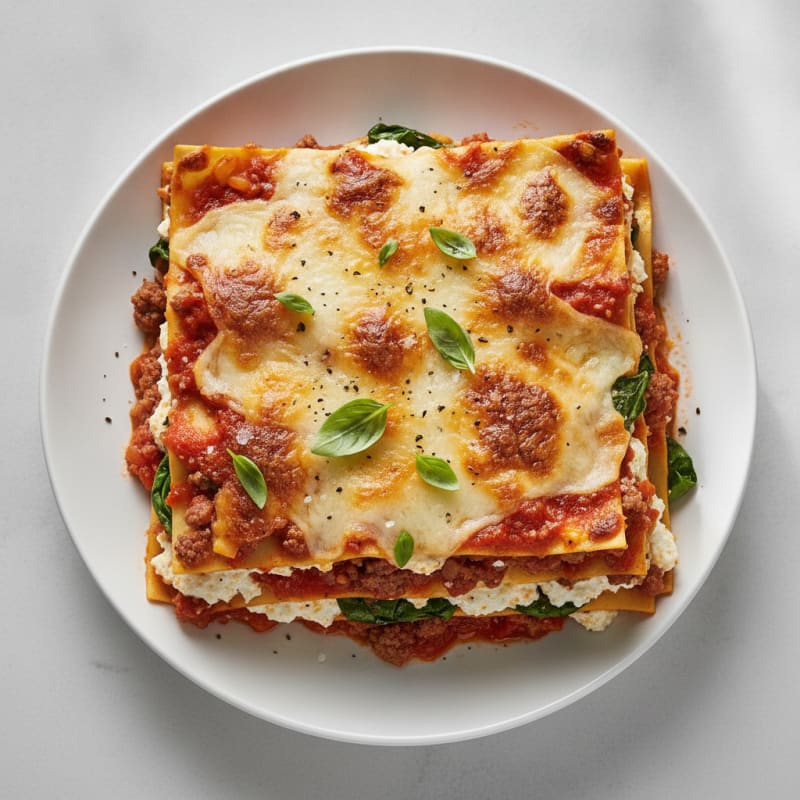 Classic Beef and Ricotta Lasagna Bake