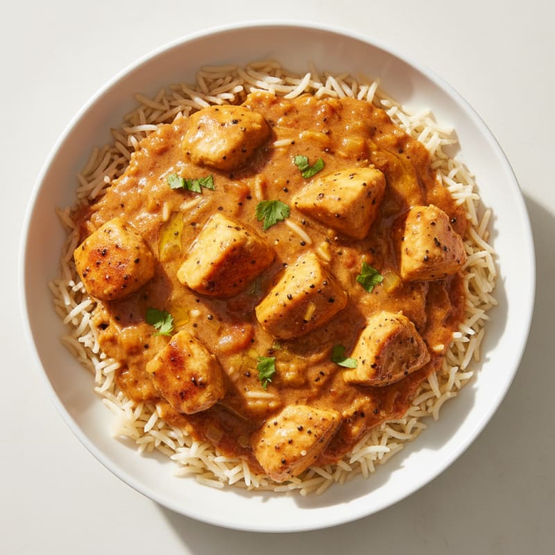Spiced Butter Chicken with Basmati Rice