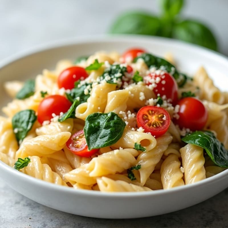 Creamy High-Protein Cottage Cheese Pasta