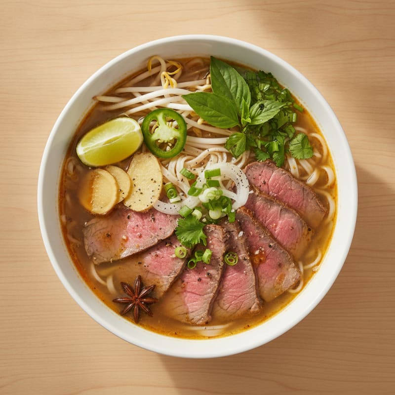 Vietnamese Beef Noodle Soup (Pho)