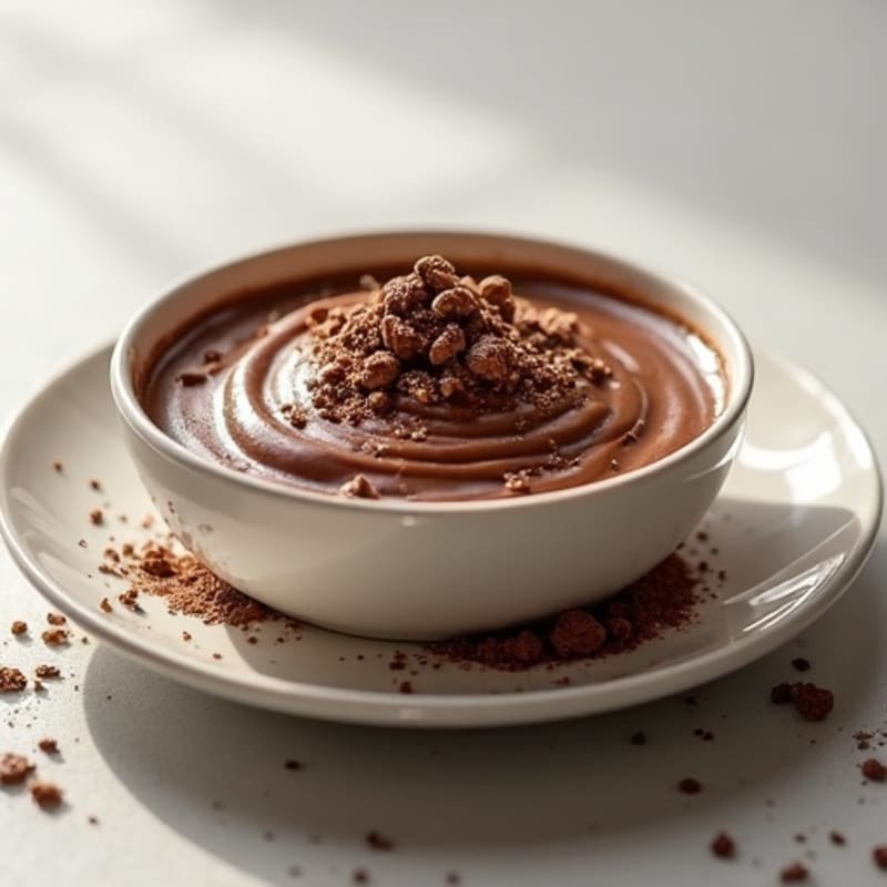 Creamy Protein Chocolate Pudding with Greek Yogurt