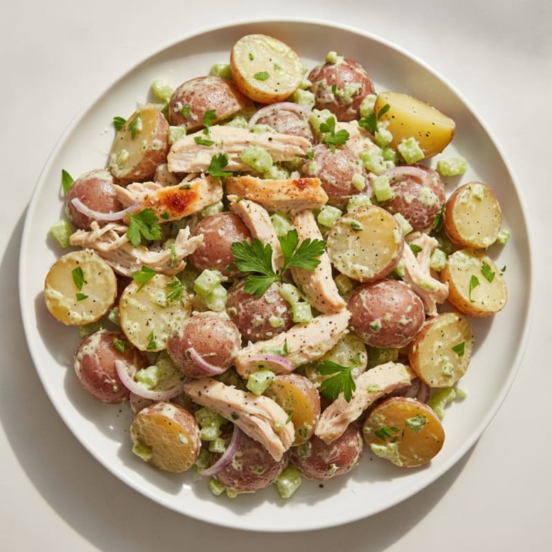 Rotisserie Chicken and Herb Potato Salad