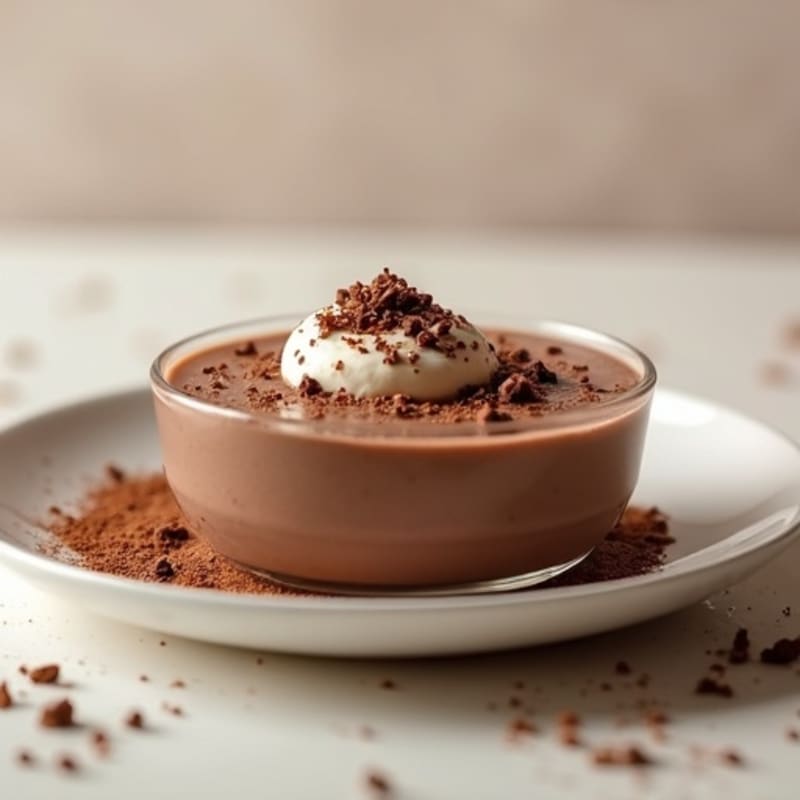 Cottage Cheese Chocolate Protein Pudding