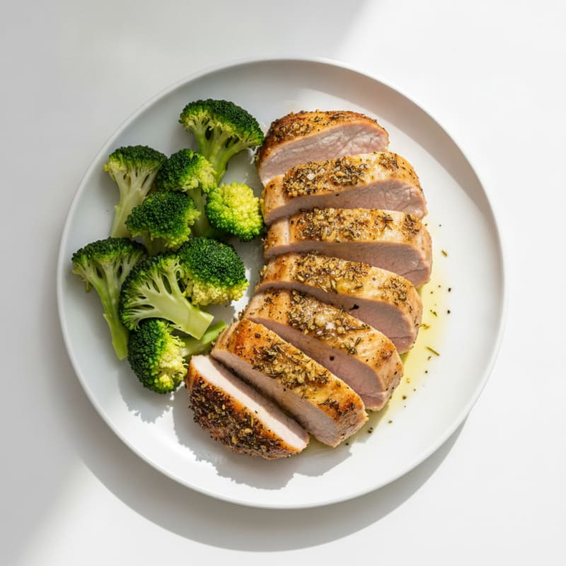 Garlic Herb Roasted Pork Loin