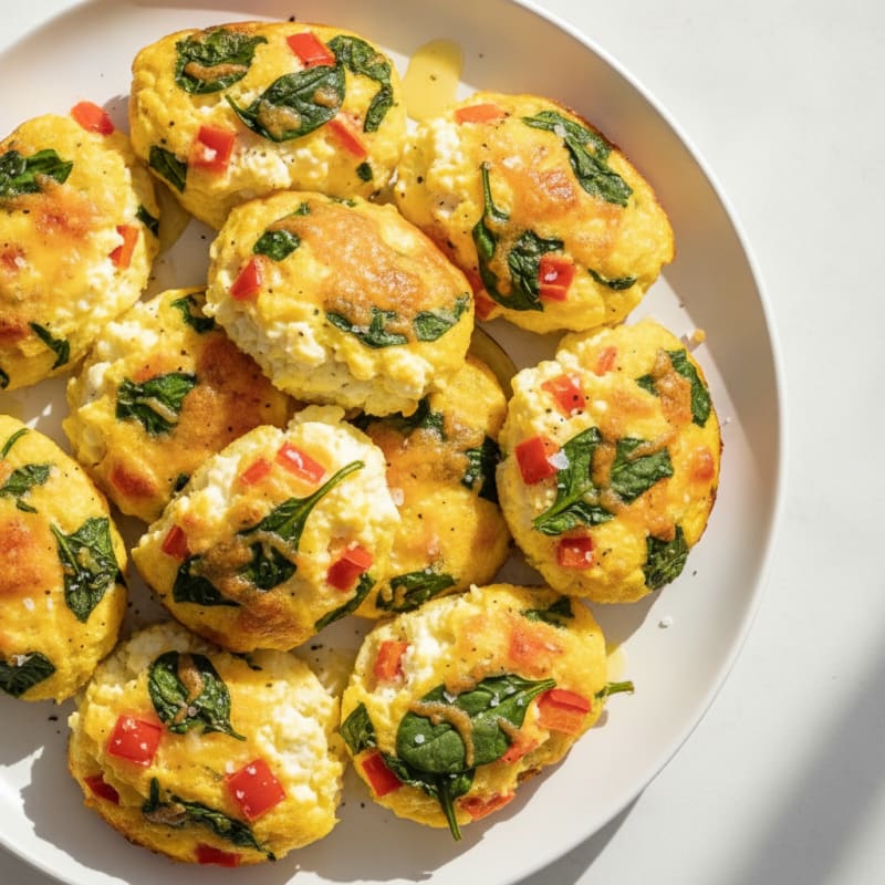 Baked Egg and Cheese Bites