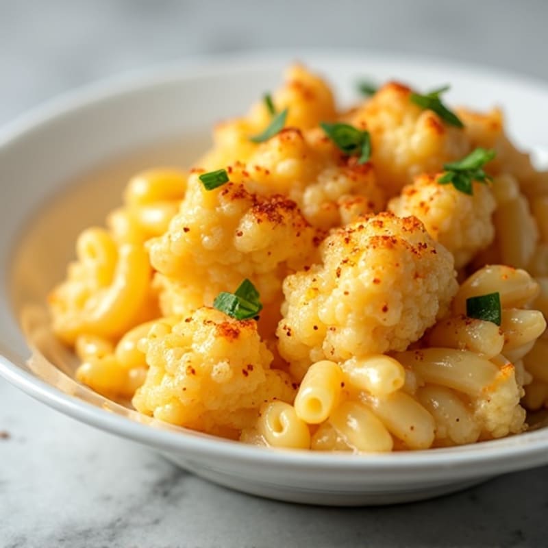 Protein-Packed Cauliflower Mac with Sharp Cheddar