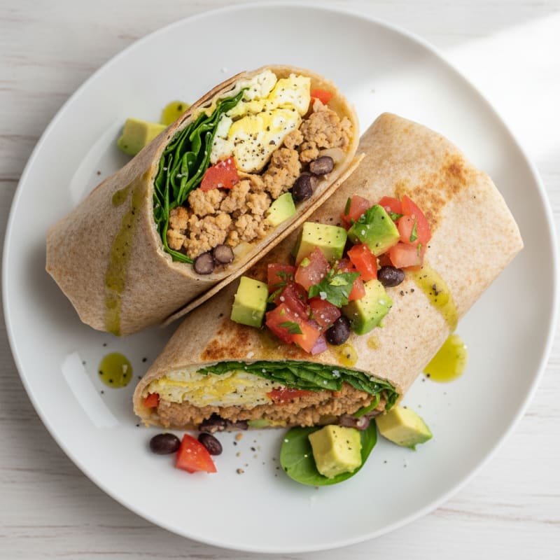 Ultimate Loaded Breakfast Burrito
