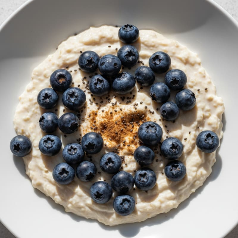 Silky Tofu Berry Oatmeal Bowl