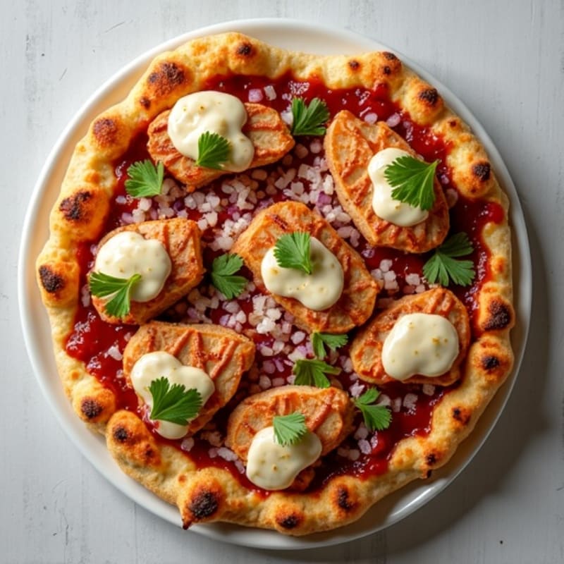 Crispy BBQ Chicken Flatbread Pizza