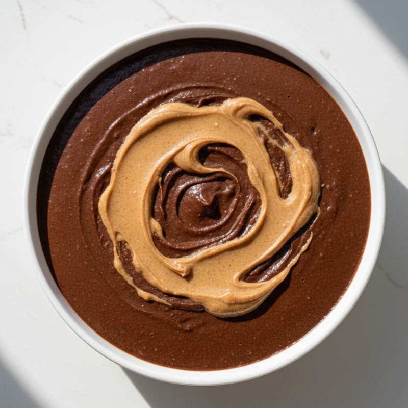 Chocolate Protein Mousse with Silken Tofu and Almond Butter