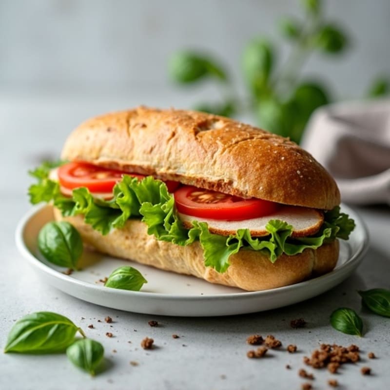 Lean Turkey Italian Sub with Fresh Herbs
