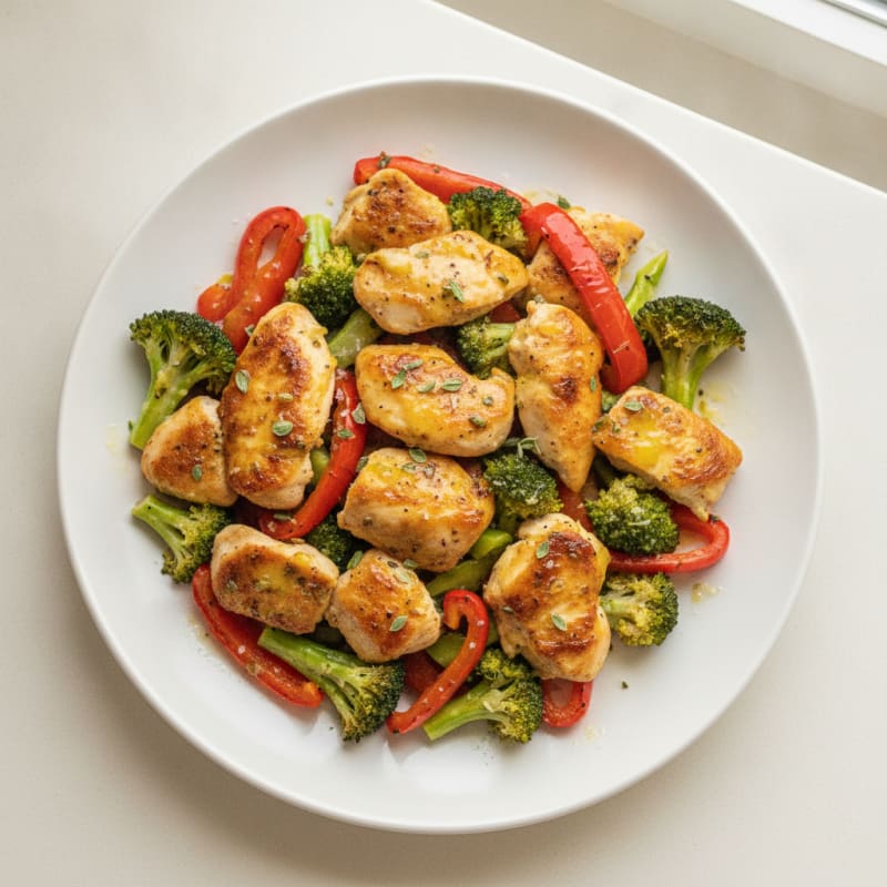 Sheet Pan Lemon Herb Chicken and Veggies