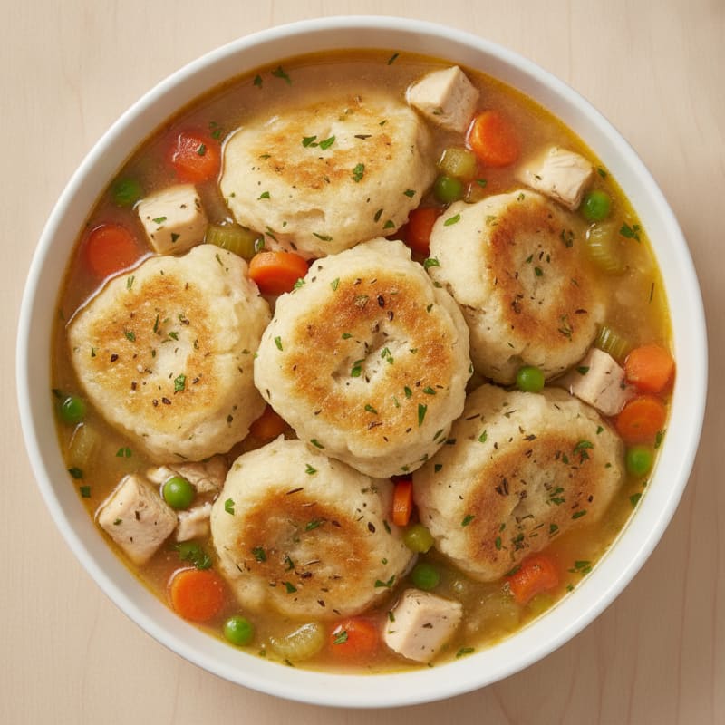 Homestyle Chicken and Herb Dumplings