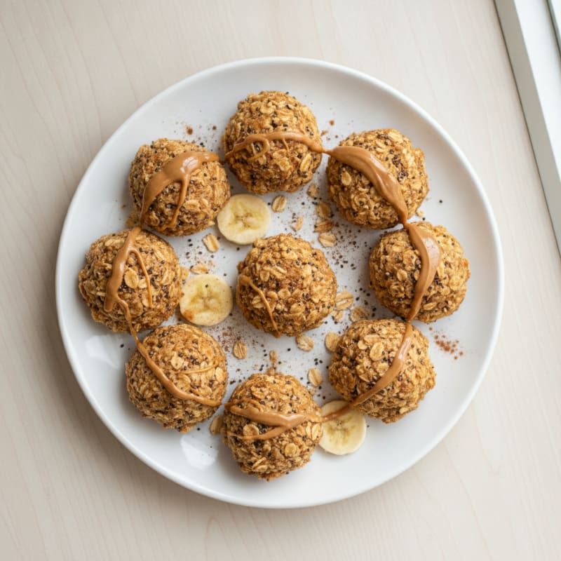 Peanut Butter Banana Protein Bites