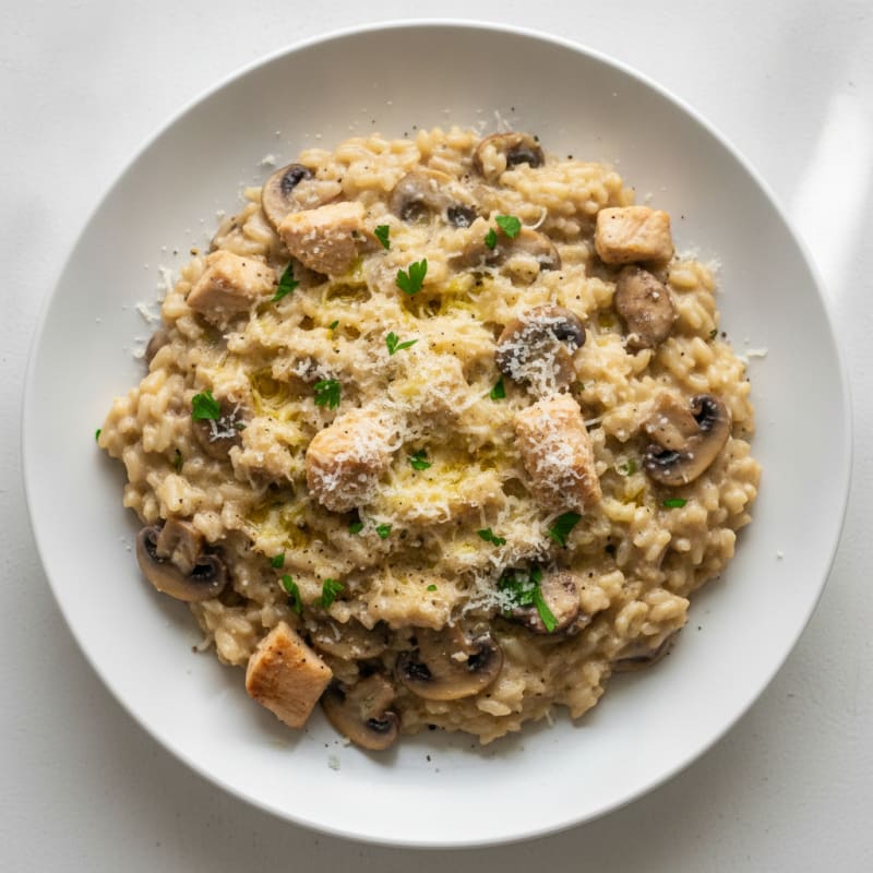 Mushroom Risotto with Parmesan