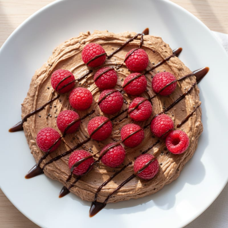 Creamy Cottage Cheese Protein Pudding with Cocoa