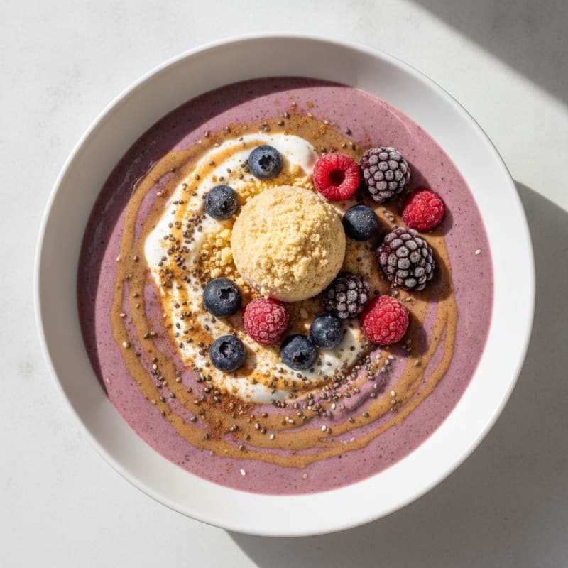 Quick Berry Almond Smoothie