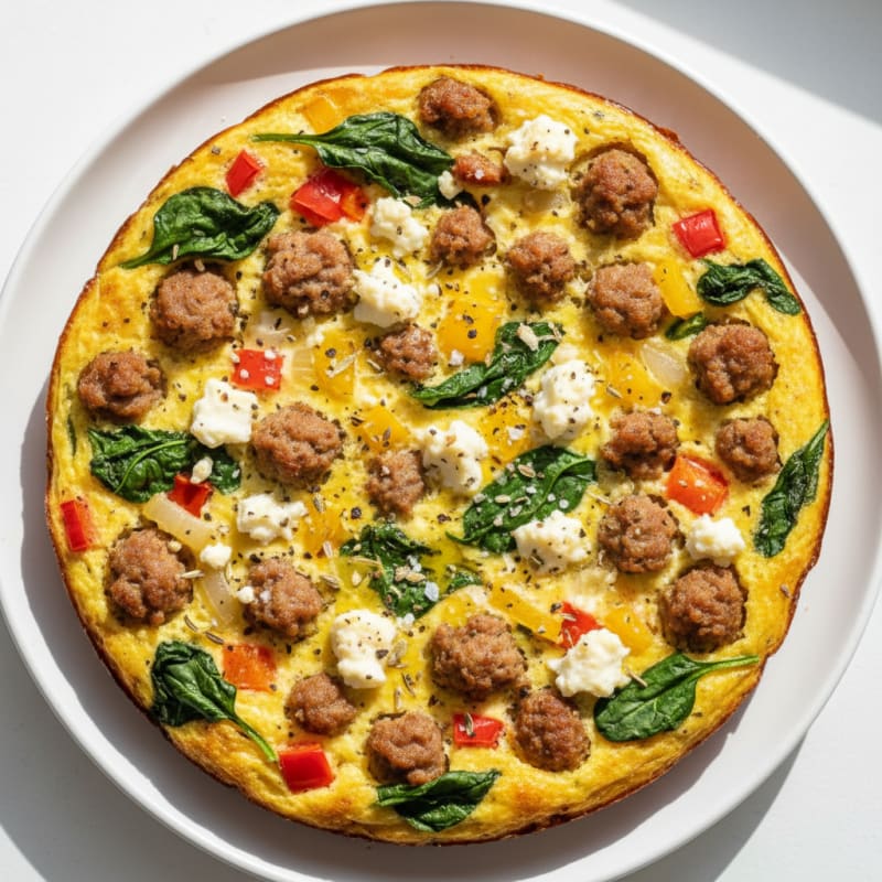 Savory Egg and Turkey Sausage Bake