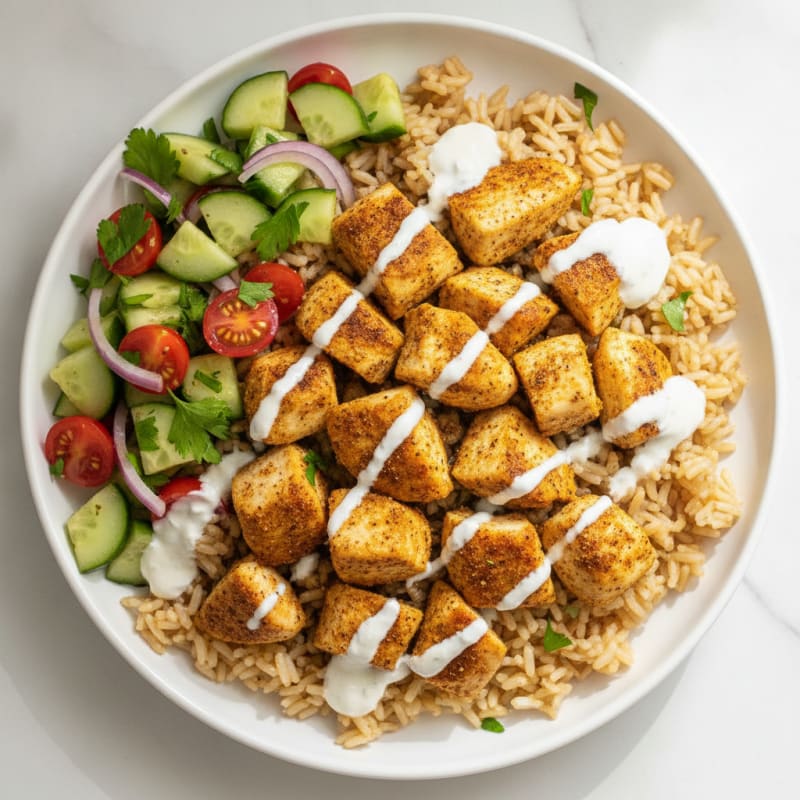 Chicken Shawarma Rice Bowl