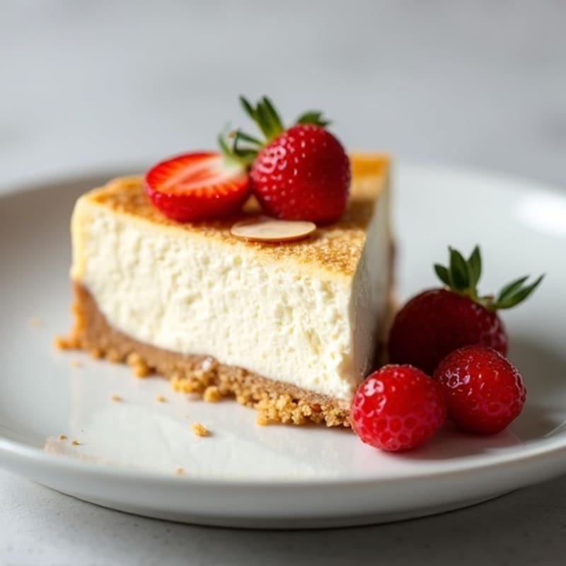 Creamy Greek Yogurt Protein Cheesecake