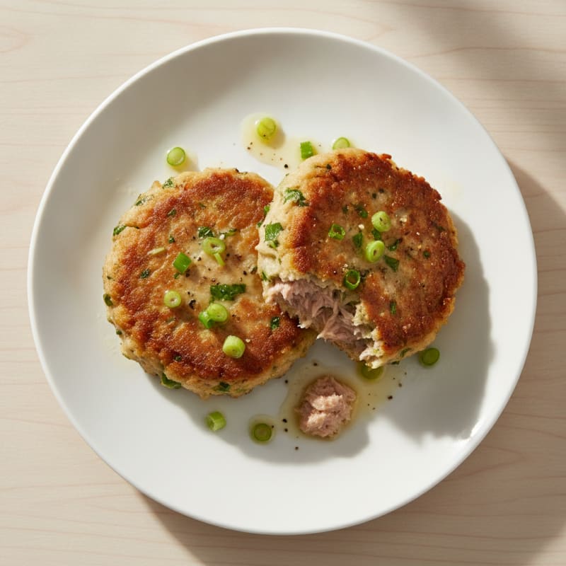 Pan-Seared Sardine and Tuna Patties