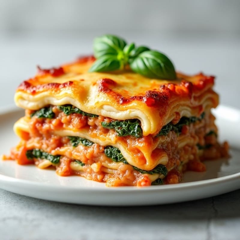 Lean Ground Turkey and Vegetable Lasagna