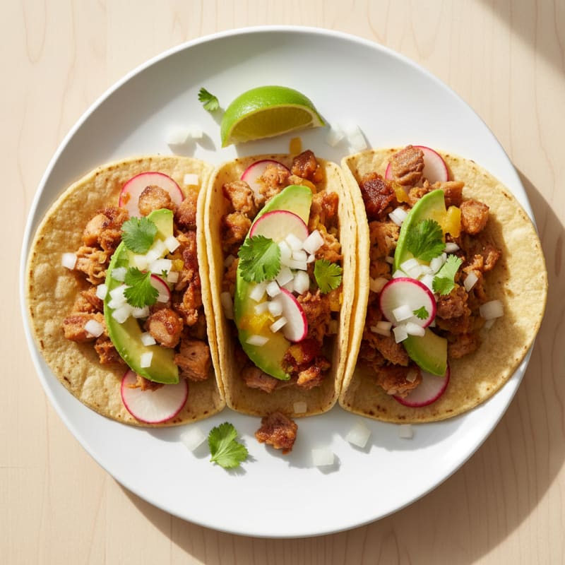 Crispy Slow-Cooked Pork Carnitas Tacos