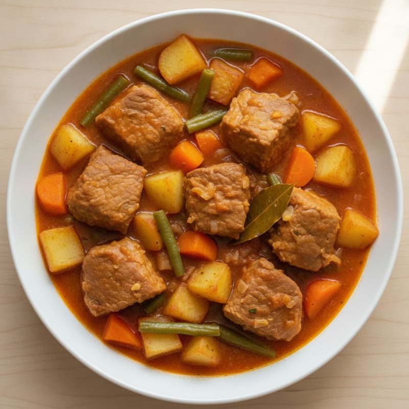 Savory Filipino Pork Afritada