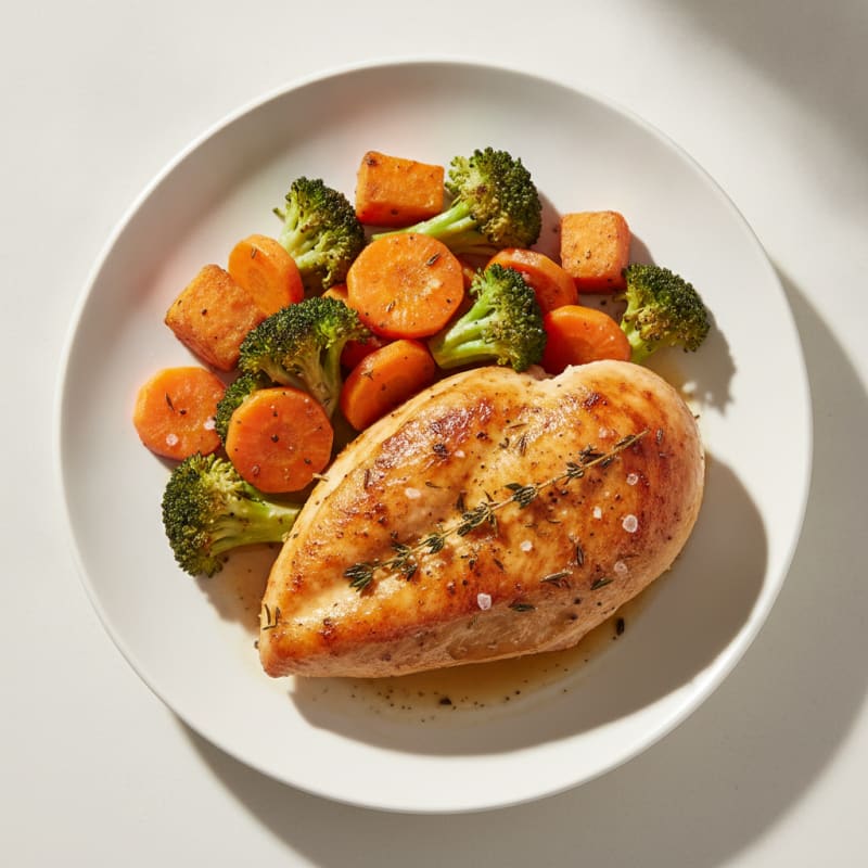 Garlic Herb Roasted Chicken with Vegetables