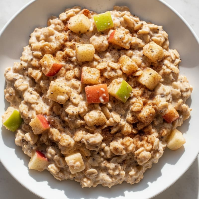 Apple Cinnamon Overnight Oats