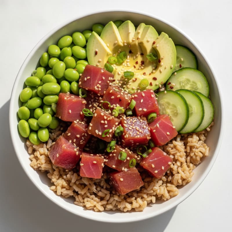 Ahi Tuna Poke Bowl