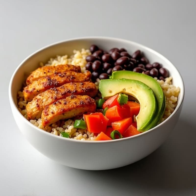 Spicy Chipotle Chicken Burrito Bowl